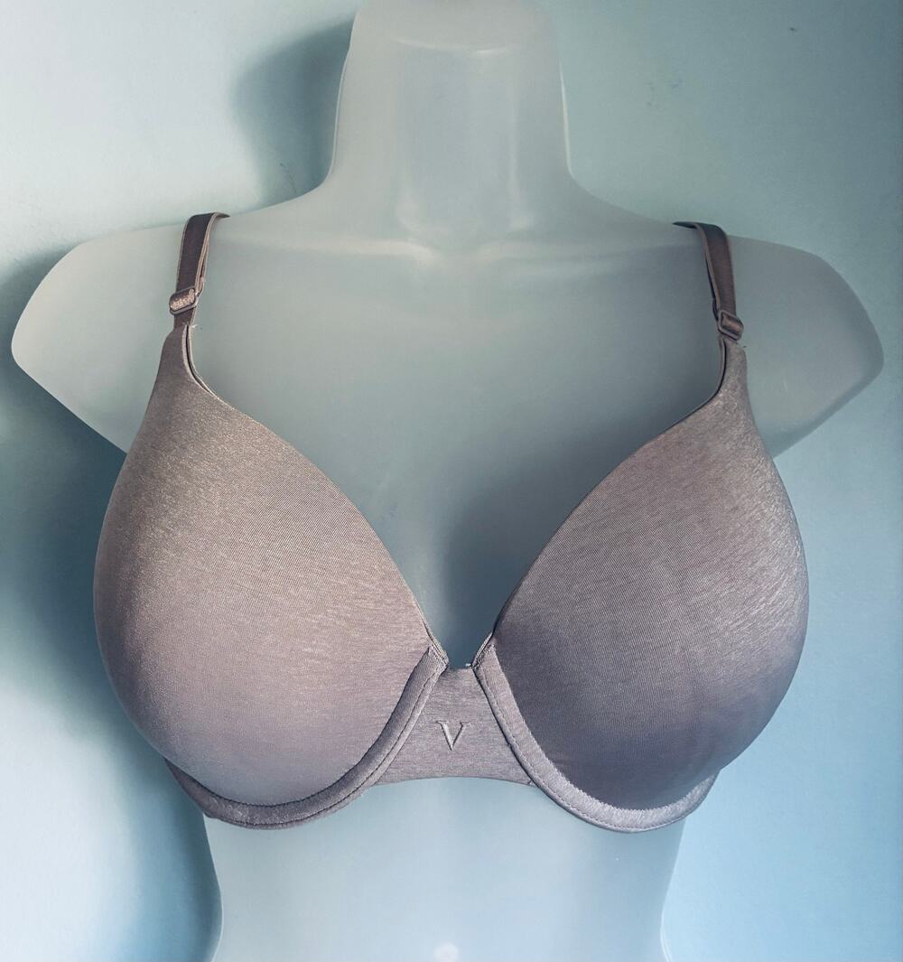 Victoria's Secret Bra T-Shirt Push-Up Gray 34DD Casual Everyday